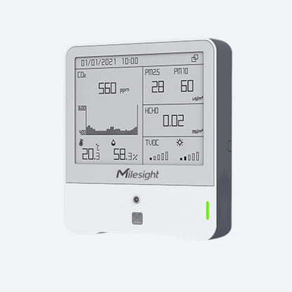 Milesight AM319 9-in-1 wireless IAQ Sensor - Lorawan