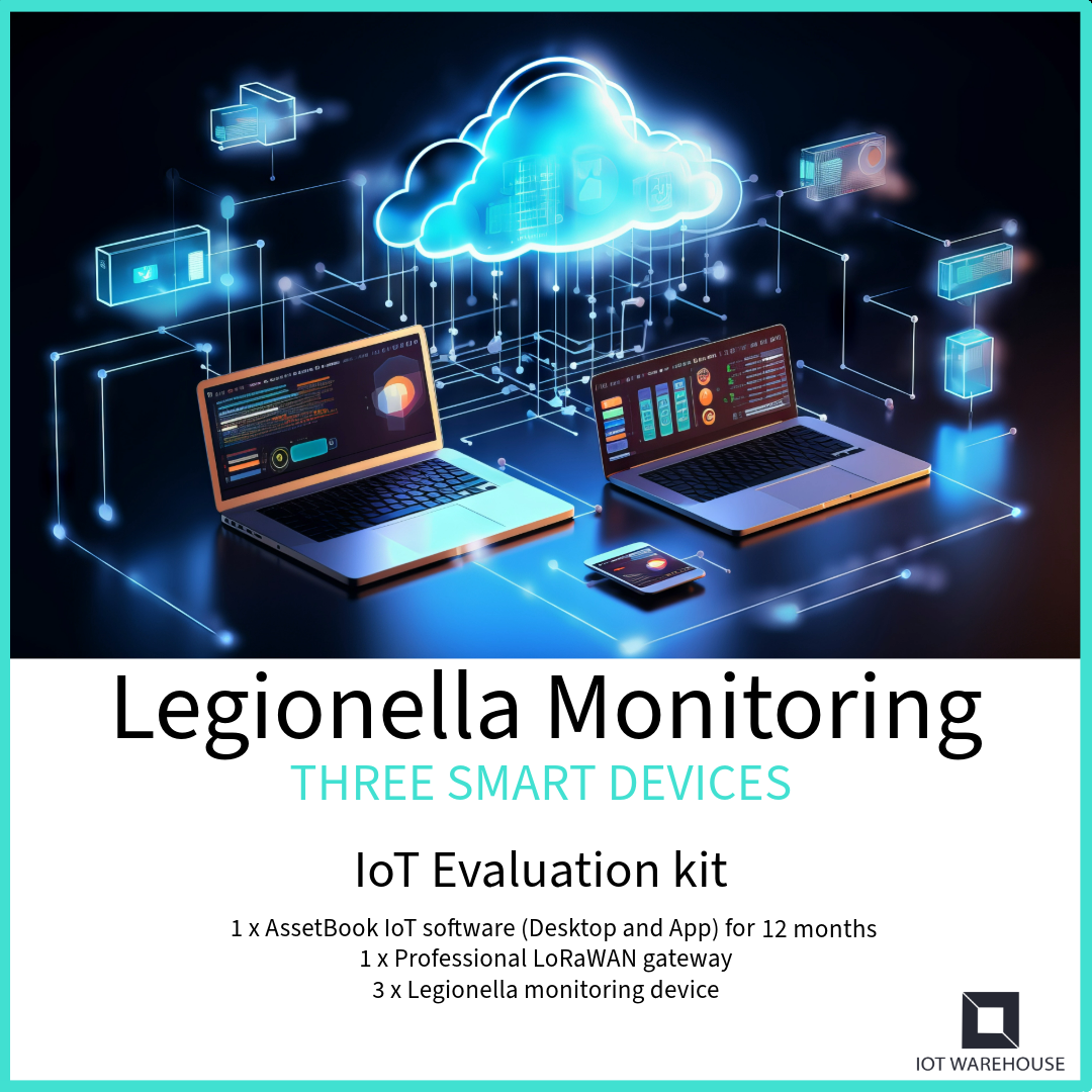 IoT Evaluation Kit - Remote Legionella Monitoring 3 devices kit (with 12 months software subscription)